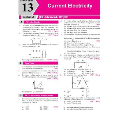 خرید و دانلود نسخه کامل کتاب Current Electricity Electrical Circuits IIT JEE Chapterwise Solution 1978 to 2017 AIEEE IIT JEE main included