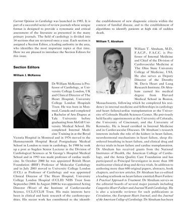 خرید و دانلود نسخه کامل کتاب Current Opinion in Cardiology MAY 2009