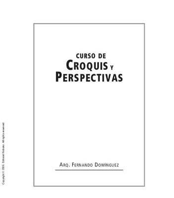 خرید و دانلود نسخه کامل کتاب Curso de croquis y perspectivas