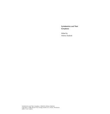 خرید و دانلود نسخه کامل کتاب Cyclodextrins and Their Complexes