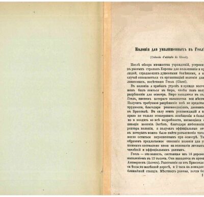 خرید و دانلود نسخه کامل کتاب Колония для умалишенных в Гееле (Colonie d-aliénes de Gheel)