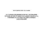 خرید و دانلود نسخه کامل کتاب О судебно-медицинском исследовании трупов детей грудного и раннего возраста, умерших от острых респираторных заболеваний