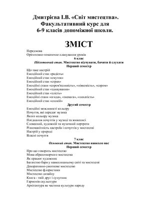 خرید و دانلود نسخه کامل کتاب Світ мистецтва. Факультативний курс для 6-9 класів допоміжної школи