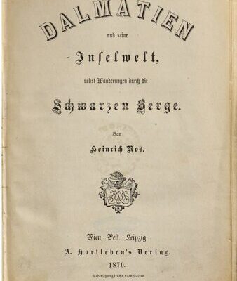 خرید و دانلود نسخه کامل کتاب Dalmatien und seine Inselwelt, nebst Wanderungen durch die Schwarzen Berge