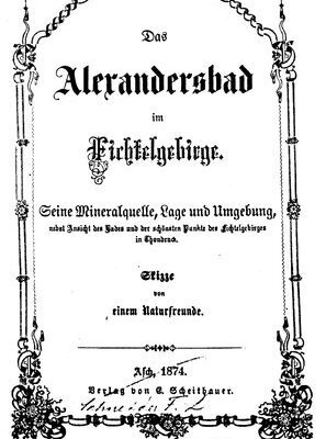 خرید و دانلود نسخه کامل کتاب Das Alexandersbad im Fichtelgebirge. Seine Mineralquelle, Lage und Umgebung, nebst Ansicht des Bades und der schönsten Punkte des Fichtelgebirges