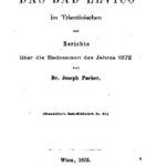 خرید و دانلود نسخه کامل کتاب Das Bad Levico im Trientinischen und Berichte über die Badesaison des Jahres 1872