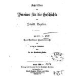 خرید و دانلود نسخه کامل کتاب Das Berliner Handelsrecht im XIII. und XIV. Jahrhundert
