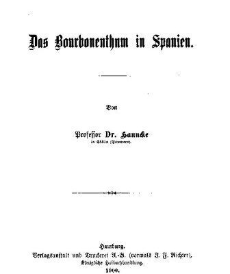 خرید و دانلود نسخه کامل کتاب Das Bourbonentum in Spanien