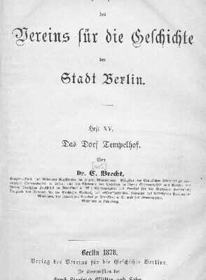خرید و دانلود نسخه کامل کتاب Das Dorf Tempelhof