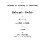 خرید و دانلود نسخه کامل کتاب Das Jubiläum von Voigtland oder Geschichte der Gründung und Entwicklung der Rosenthaler Vorstadt bei Berlin von 1755 bis 1855