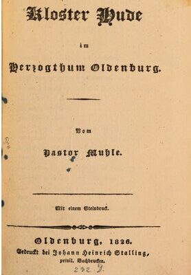 خرید و دانلود نسخه کامل کتاب Das Kloster Hude im Herzogthum [Herzogtum] Oldenburg