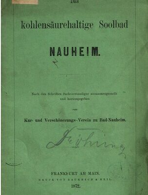 خرید و دانلود نسخه کامل کتاب Das kohlensäurehaltige Soolbad Nauheim
