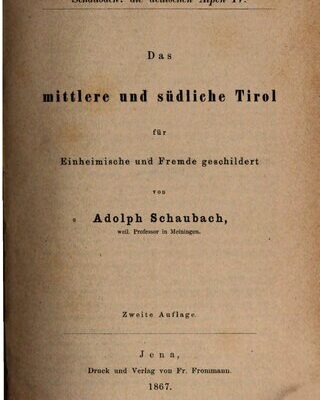 خرید و دانلود نسخه کامل کتاب Das mittlere und südliche Tirol für Einheimische und Fremde geschildert