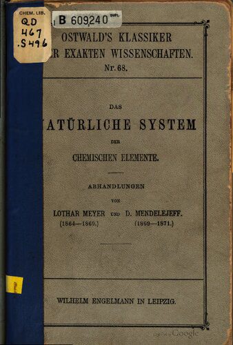 خرید و دانلود نسخه کامل کتاب Das natürliche System der chemischen Elemente (1864-1869, 1869-1871)_68d2b95909540.jpeg خرید و دانلود نسخه کامل کتاب Das natürliche System der chemischen Elemente (1864-1869, 1869-1871)