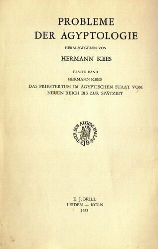 خرید و دانلود نسخه کامل کتاب Das Priestertum im ägyptischen Staat vom Neuen Reich bis zur Spätzeit_68c496dddc393.jpeg خرید و دانلود نسخه کامل کتاب Das Priestertum im ägyptischen Staat vom Neuen Reich bis zur Spätzeit