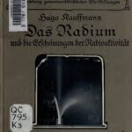 خرید و دانلود نسخه کامل کتاب Das Radium und die Erscheinungen der Radioaktivität