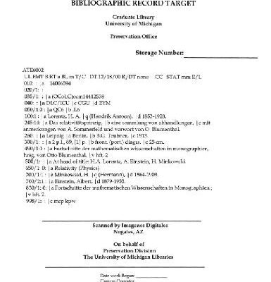 خرید و دانلود نسخه کامل کتاب Das Relativitaetsprinzip: gesammelte Abhandlungen