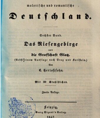 خرید و دانلود نسخه کامل کتاب Das Riesengebirge und die Grafschaft Glatz (nebst einem Ausfluge nach Prag und Karlstein)
