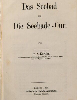 خرید و دانلود نسخه کامل کتاب Das Seebad und die Seebade-Cur [Kur]