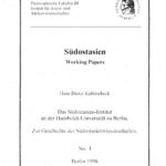 خرید و دانلود نسخه کامل کتاب Das Südostasien-Institut an der Humboldt-Universität zu Berlin : Zur Geschichte der Südostasienwissenschaften – Zvischenbericht vorgelegt aus Anlaß des 10th European Colloquiums on lrndonesian and Mala)~ Studies (ECIMS), Berlin~ 17. bis 22. Juni 1996