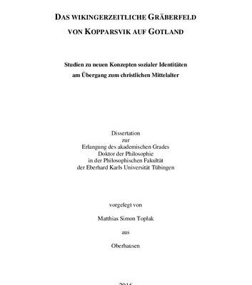 خرید و دانلود نسخه کامل کتاب Das wikingerzeitliche Gräberfeld von Kopparsvik auf Gotland: Studien zu neuen Konzepten sozialer Identitäten am Übergang zum christlichen Mittelalter. [Dissertation]