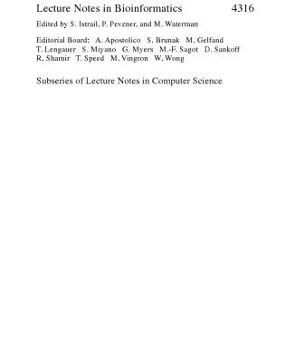 خرید و دانلود نسخه کامل کتاب Data Mining and Bioinformatics: First International Workshop, VDMB 2006, Seoul, Korea, September 11, 2006, Revised Selected Papers