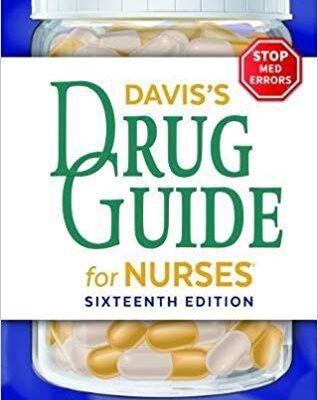 خرید و دانلود نسخه کامل کتاب Davis’s Drug Guide for Nurses (16th Edition)