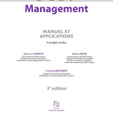 خرید و دانلود نسخه کامل کتاب DCG 7 – Management – manuel et applications