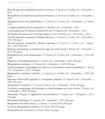 خرید و دانلود نسخه کامل کتاب De la biomécanique à la manipulation ostéo-articulaire. Thorax et rachis cervical