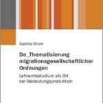 خرید و دانلود نسخه کامل کتاب De_Thematisierung migrationsgesellschaftlicher Ordnungen: Lehramtsstudium als Ort der Bedeutungsproduktion