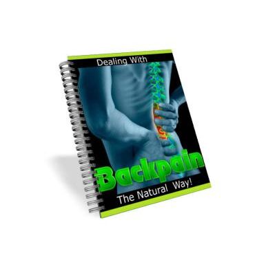 خرید و دانلود نسخه کامل کتاب Dealing with backpain the natural way!
