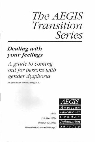 خرید و دانلود نسخه کامل کتاب Dealing With Your Feelings: A guide to coming out for persons with gender dysphoria_68cf7ebd0197d.jpeg خرید و دانلود نسخه کامل کتاب Dealing With Your Feelings: A guide to coming out for persons with gender dysphoria