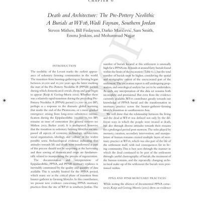 خرید و دانلود نسخه کامل کتاب Death and Architecture: The Pre-Pottery Neolithic A Burials at WF16, Wadi Faynan, Southern Jordan