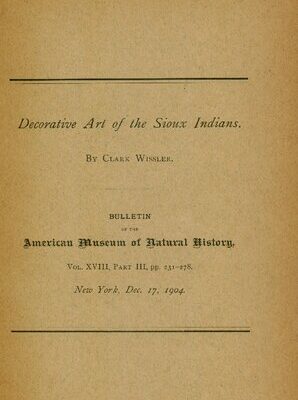 خرید و دانلود نسخه کامل کتاب DECORATIVE ART OF THE SIOUX INDIANS