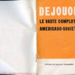 خرید و دانلود نسخه کامل کتاب Dejouons le vaste complot americano-sovietique