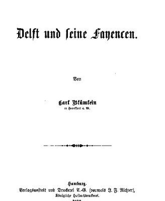 خرید و دانلود نسخه کامل کتاب Delft und seine Fayencen