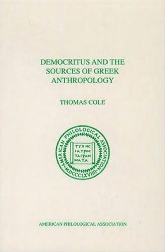 خرید و دانلود نسخه کامل کتاب Democritus and the Sources of Greek Anthropology (Philological Monographs Series Number 25)_68d4a87942560.jpeg خرید و دانلود نسخه کامل کتاب Democritus and the Sources of Greek Anthropology (Philological Monographs Series Number 25)