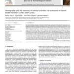 خرید و دانلود نسخه کامل کتاب Demography and the intensity of cultural activities-an evaluation of Funnel Beaker Societies (4200-2800 cal BC)