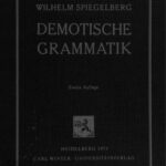 خرید و دانلود نسخه کامل کتاب Demotische Grammatik