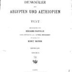 خرید و دانلود نسخه کامل کتاب Denkmäler aus Ägypten und Äthiopien. Text: Theben