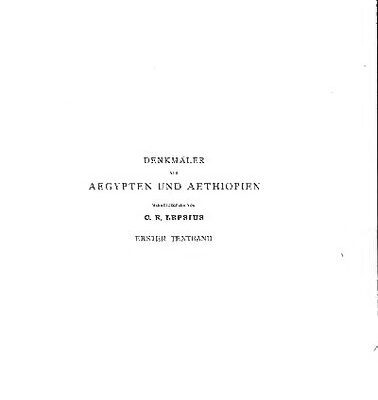 خرید و دانلود نسخه کامل کتاب Denkmäler aus Ägypten und Äthiopien. Text: Unterägypten und Memphis