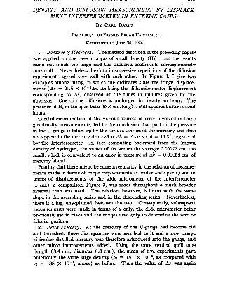 خرید و دانلود نسخه کامل کتاب Density and Diffusion Measurement by Displacement Interferometry in Extreme Cases