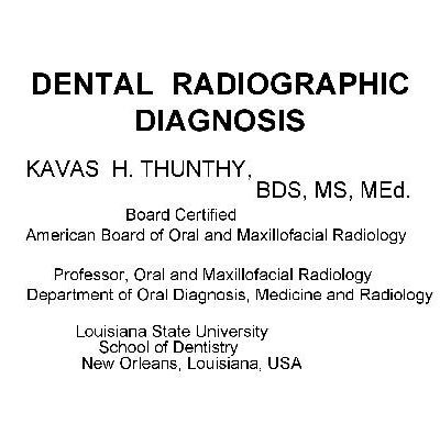 خرید و دانلود نسخه کامل کتاب Dental Radiographic Diagnosis