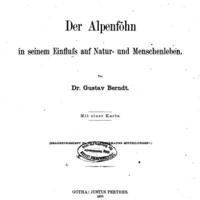 خرید و دانلود نسخه کامل کتاب Der Alpenföhn in seinem Einfluss auf Natur- und Menschenleben.