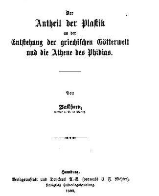 خرید و دانلود نسخه کامل کتاب Der Antheil [Anteil] der Plastik an der Entstehung der griechischen Götterwelt und die Athene des Phidias