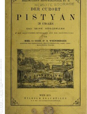 خرید و دانلود نسخه کامل کتاب Der Curort [Kurort] Pistyán in Ungarn und seine Heilquellen  mit besonderer Rücksicht auf die Electricität [Elektrizität]