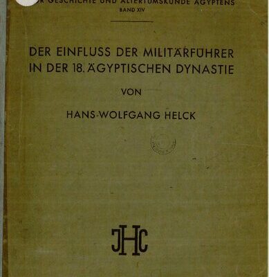 خرید و دانلود نسخه کامل کتاب Der Einfluß der Militärführer in der 18. ägyptischen Dynastie