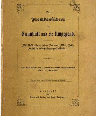 خرید و دانلود نسخه کامل کتاب Der Fremdenführer für Cannstatt und die Umgegend
