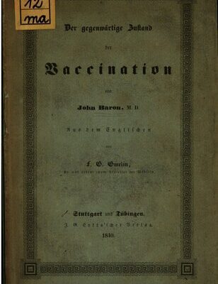 خرید و دانلود نسخه کامل کتاب Der gegenwärtige Zustand der Vaccination