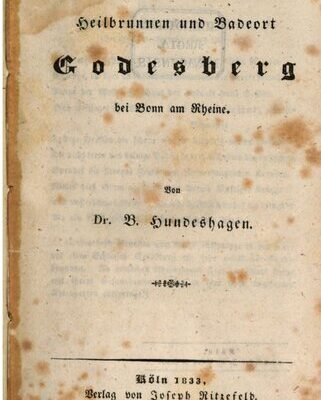 خرید و دانلود نسخه کامل کتاب Der Heilbrunnen und Badeort Godesberg bei Bonn am Rheine